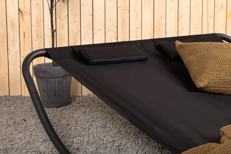 Gordo – Bain de soleil – Noir – 200 x 48 x 180 cm