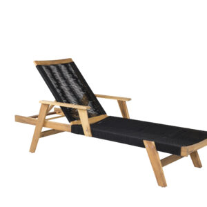 Little John – Bain de soleil – Noir, Naturel – 200 x 35 x 73 cm