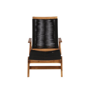 Little John – Bain de soleil – Noir, Naturel – 200 x 35 x 73 cm