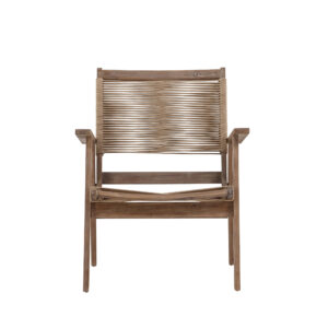 Peter – Fauteuil lounge – Marron – 72 x 88 x 68 cm
