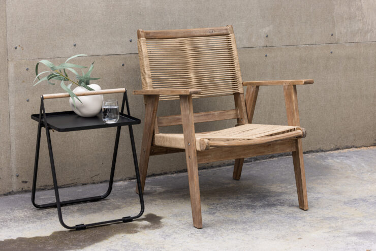 Peter – Fauteuil lounge – Marron – 72 x 88 x 68 cm
