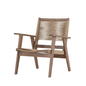 Peter – Fauteuil lounge – Marron – 72 x 88 x 68 cm