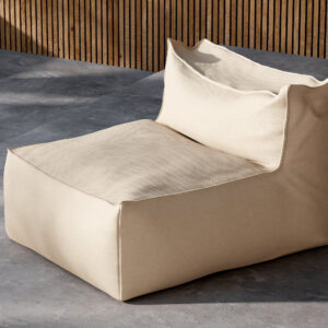 Rambo – Fauteuil lounge – Beige – 105 x 75 x 85 cm