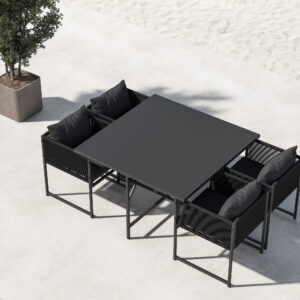 Noto – Ensemble repas – Noir