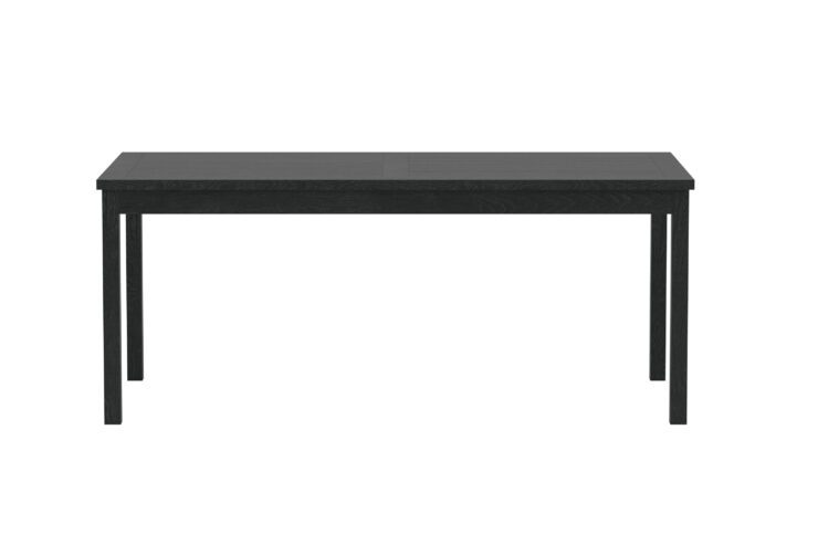 Kenya – Table à manger rectangulaire – Noir – 180 x 90 cm