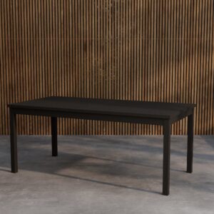 Kenya – Table à manger rectangulaire – Noir – 180 x 90 cm