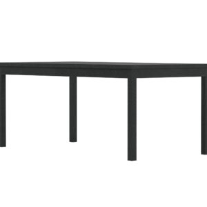 Kenya – Table à manger rectangulaire – Noir – 180 x 90 cm