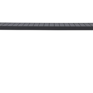 Giardini – Table à manger rectangulaire – Noir – 150 x 85 cm