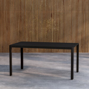 Giardini – Table à manger rectangulaire – Noir – 150 x 85 cm