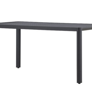 Giardini – Table à manger rectangulaire – Noir – 150 x 85 cm