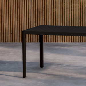 Giardini – Table à manger rectangulaire – Noir – 150 x 85 cm