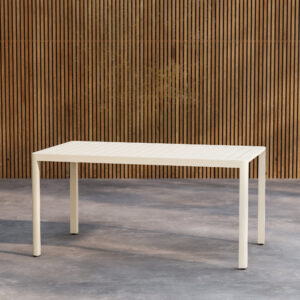 Giardini – Table à manger rectangulaire – Beige – 150 x 85 cm