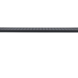Giardini – Table à manger rectangulaire – Noir – 200 x 90 cm