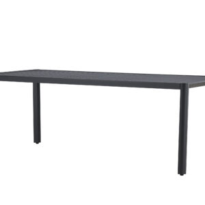 Giardini – Table à manger rectangulaire – Noir – 200 x 90 cm