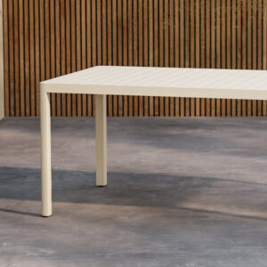 Giardini – Table à manger rectangulaire – Beige – 200 x 90 cm