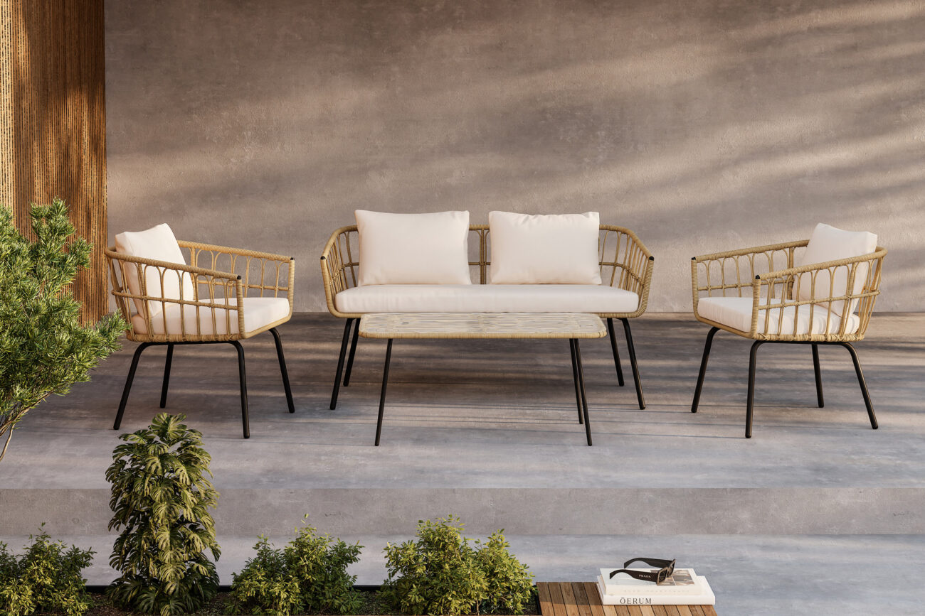 Ortigia – Salon lounge – Noir, Transparent