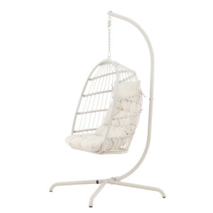 Trezza – Fauteuil suspendu – Beige – 70 x 198 x 75 cm