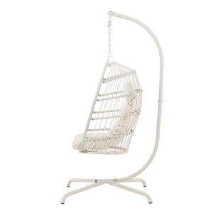 Trezza – Fauteuil suspendu – Beige – 70 x 198 x 75 cm