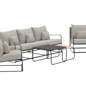 Palazzo – Salon lounge – Noir, Naturel