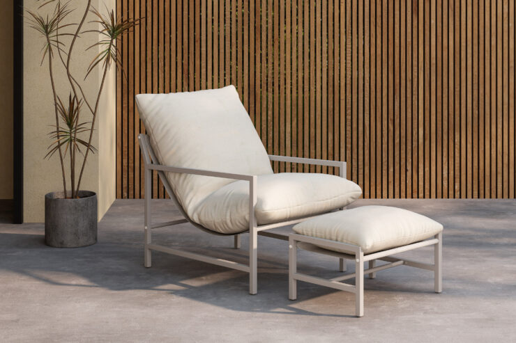 Corso – Fauteuil lounge – Beige – 86 x 68 x 67 cm