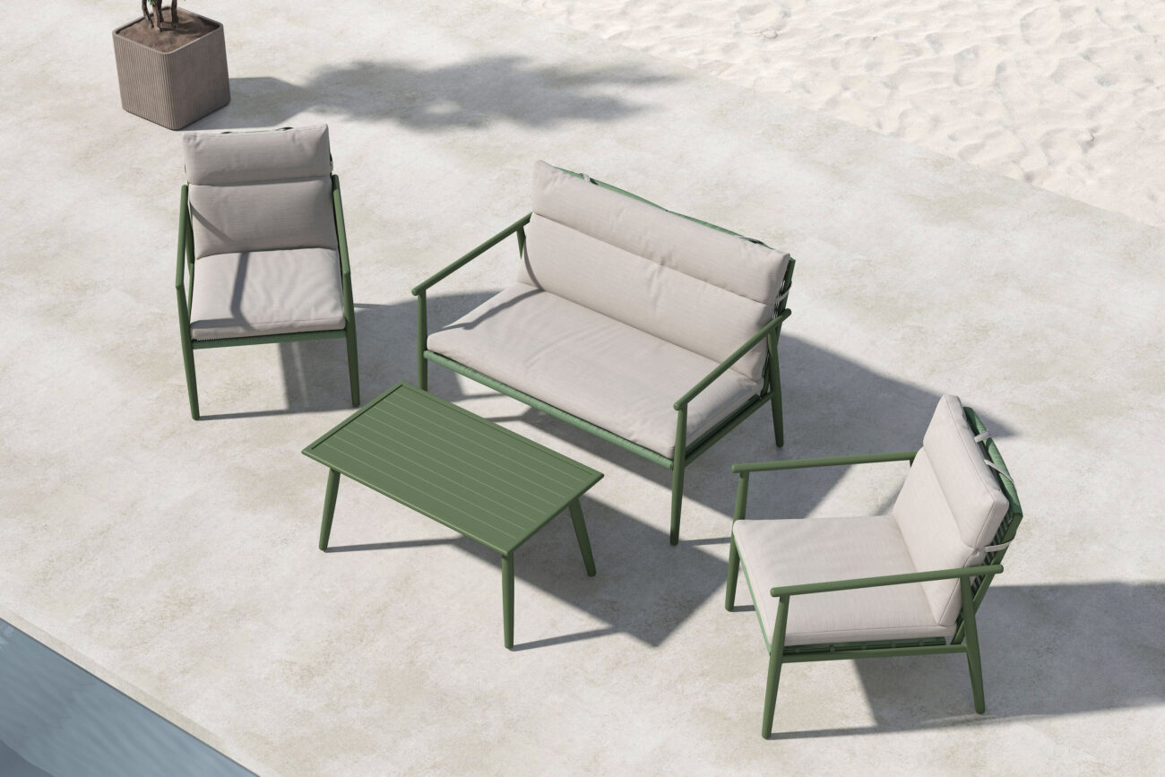 Mazzaro – Salon canapé – Vert