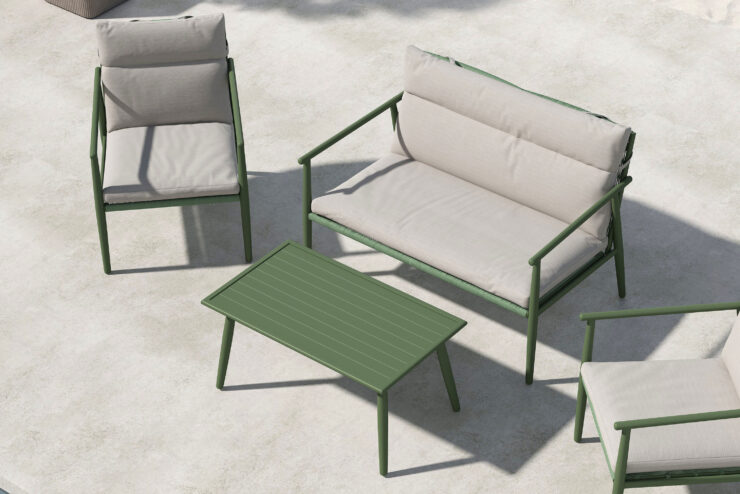 Mazzaro – Salon canapé – Vert