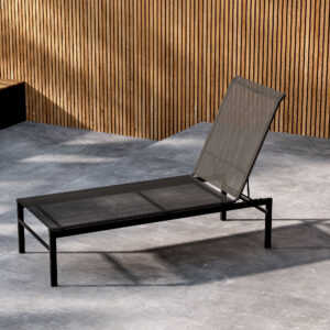 Massimo – Bain de soleil – Noir – 189 x 97 x 60 cm