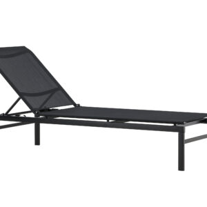 Massimo – Bain de soleil – Noir – 189 x 97 x 60 cm