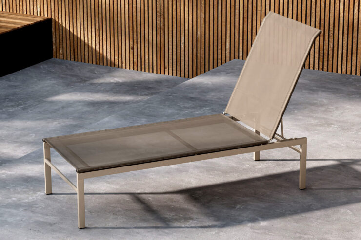 Massimo – Bain de soleil – Beige – 189 x 97 x 60 cm
