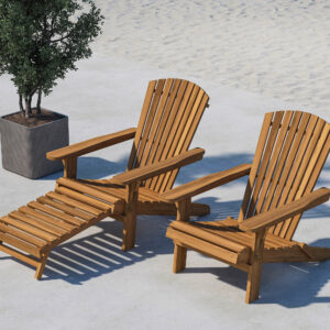 Tropea – Bain de soleil – Naturel – 95 x 88 x 74 cm