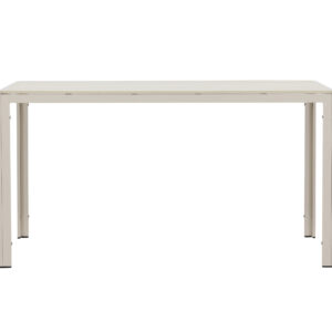 Mirko – Table à manger rectangulaire – Beige – 140 x 80 cm