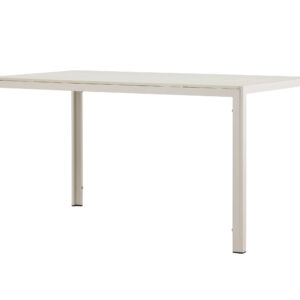 Mirko – Table à manger rectangulaire – Beige – 140 x 80 cm