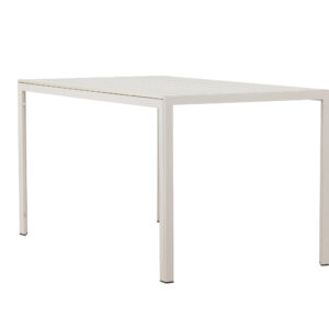 Mirko – Table à manger rectangulaire – Beige – 140 x 80 cm