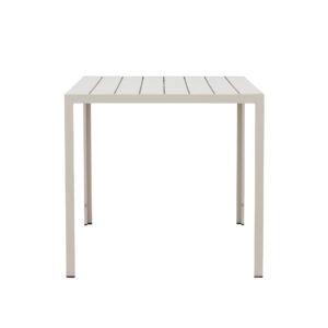 Mirko – Table à manger rectangulaire – Beige – 140 x 80 cm