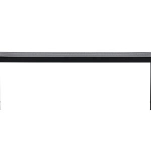 Mirko – Table à manger rectangulaire – Noir – 205 x 90 cm