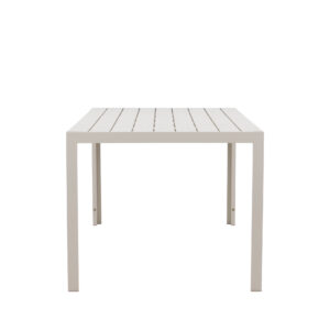Mirko – Table à manger rectangulaire – Beige – 205 x 90 cm