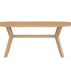 Kenya – Table à manger ovale – Naturel – 200 x 90 cm