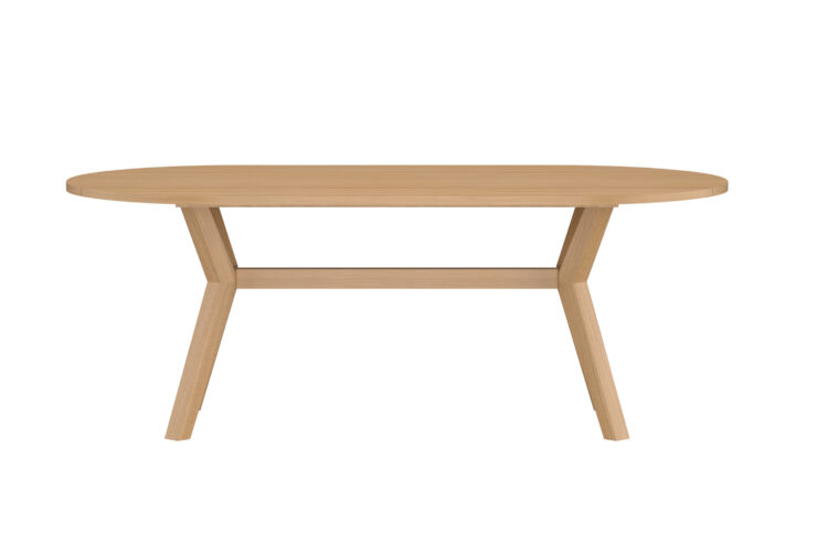Kenya – Table à manger ovale – Naturel – 200 x 90 cm