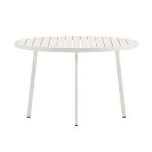 Giardini – Table à manger ronde – Beige – Ø120 cm