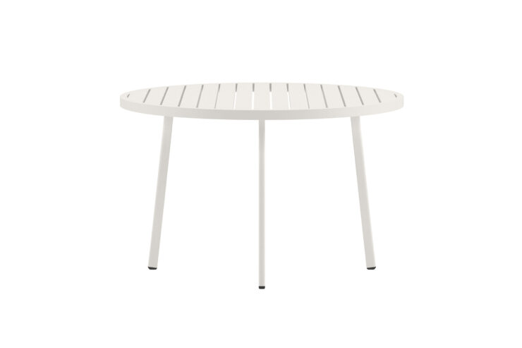 Giardini – Table à manger ronde – Beige – Ø120 cm