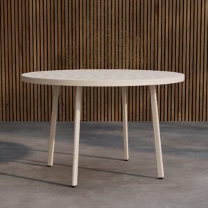 Giardini – Table à manger ronde – Beige – Ø120 cm