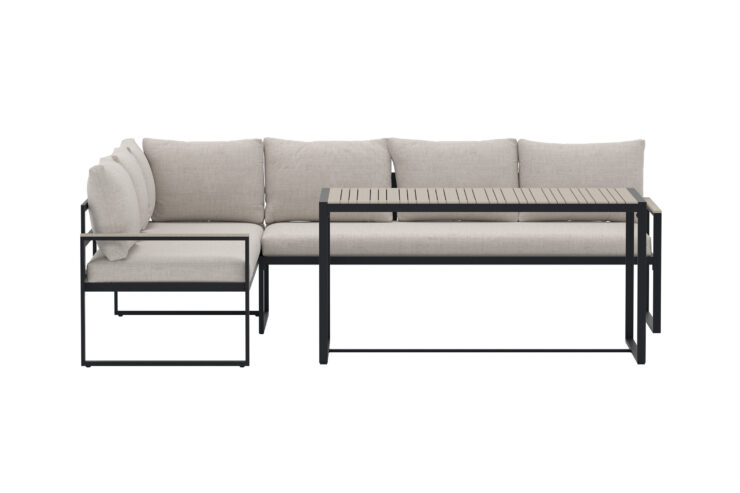 Ios – Salon d'angle – Beige, Marron, Naturel