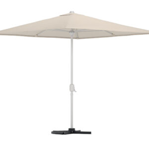Leeds – Parasol – Beige, Argenté – 293 x 270 x 293 cm
