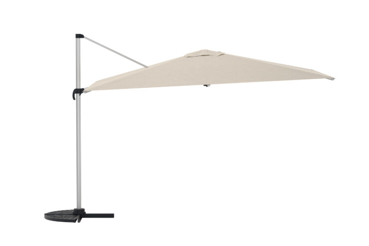 Ita – Parasol – Beige, Argenté, Noir – 294 x 256 x 294 cm