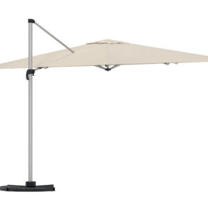 Ita – Parasol – Beige, Argenté, Noir – 294 x 256 x 294 cm