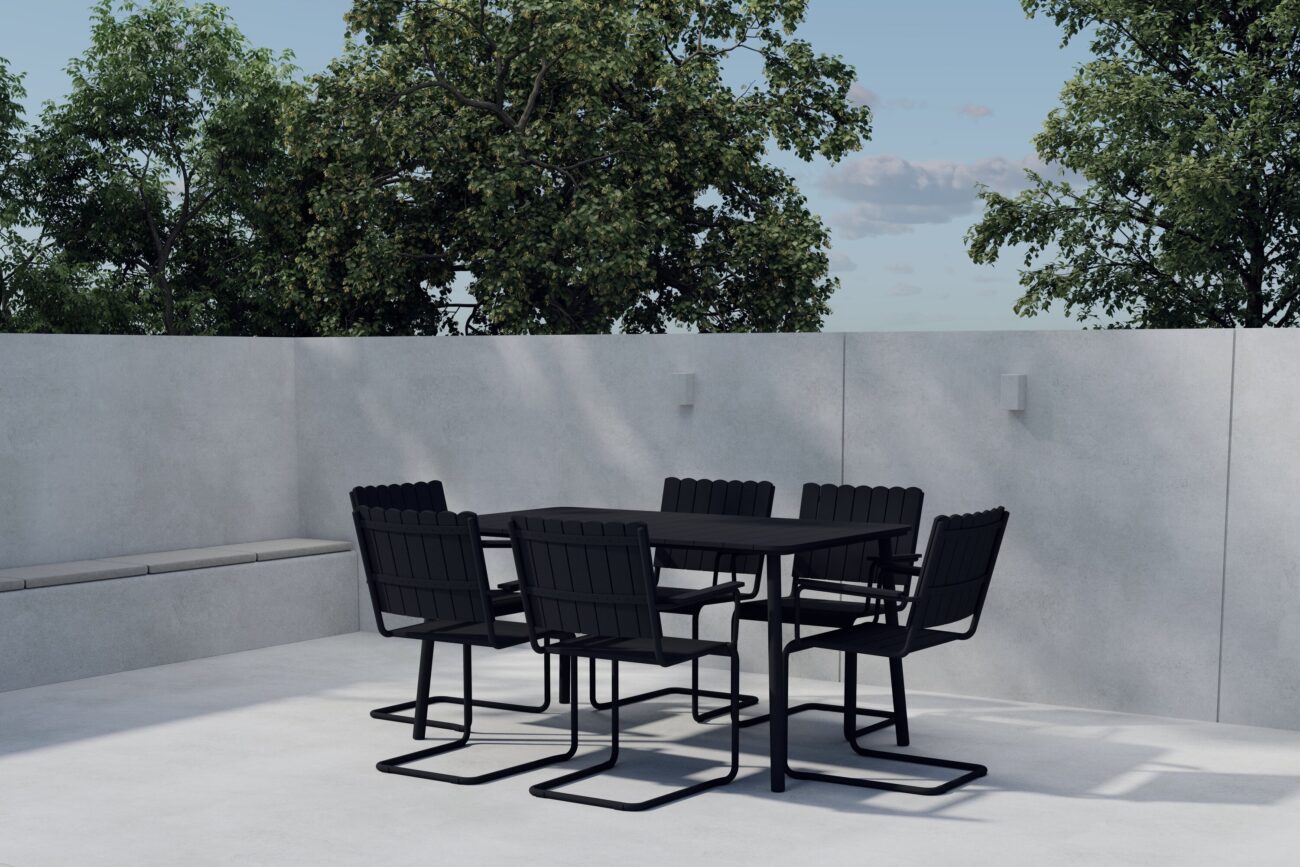 Holmsund – Ensemble repas – Noir