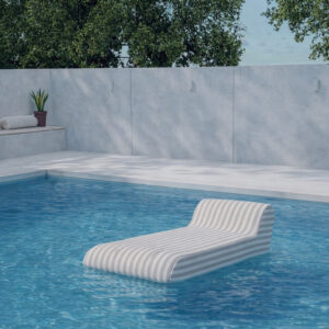 Redang – Bain de soleil – Blanc, Beige – 168,5 x 85 x 51 cm