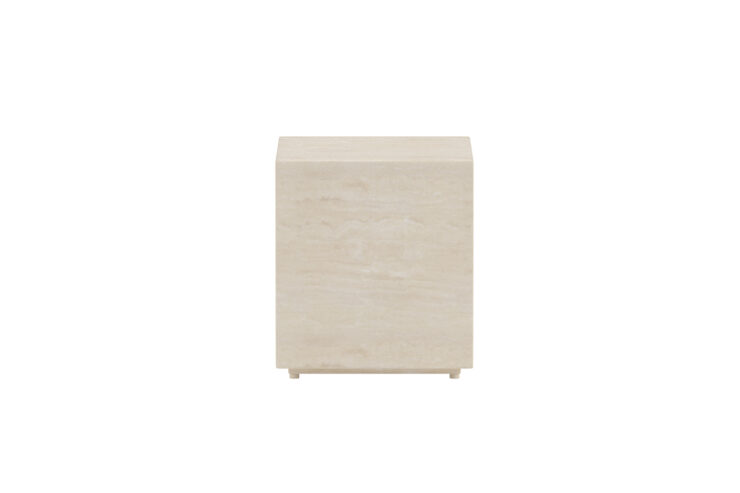 Lissabon – Table d'appoint – Beige – 40 x 40 x 45 cm