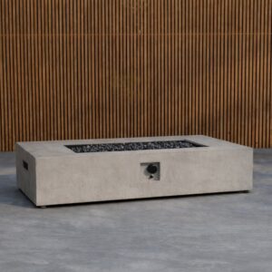 Kea – Brasero – Gris – 68 x 30 x 137 cm