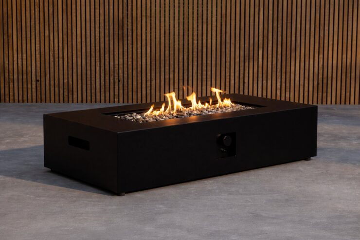 Kea – Brasero – Noir – 68 x 30 x 137 cm